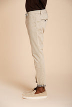 Milano Jogger Travel men's chino pants in technical travel stretch satin extra slim fit