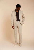 Milano Jogger Travel men's chino pants in technical travel stretch satin extra slim fit