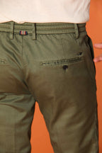 Milano Jogger Herren Chino Jogger aus Baumwolle und Tencel Extra Slim Fit