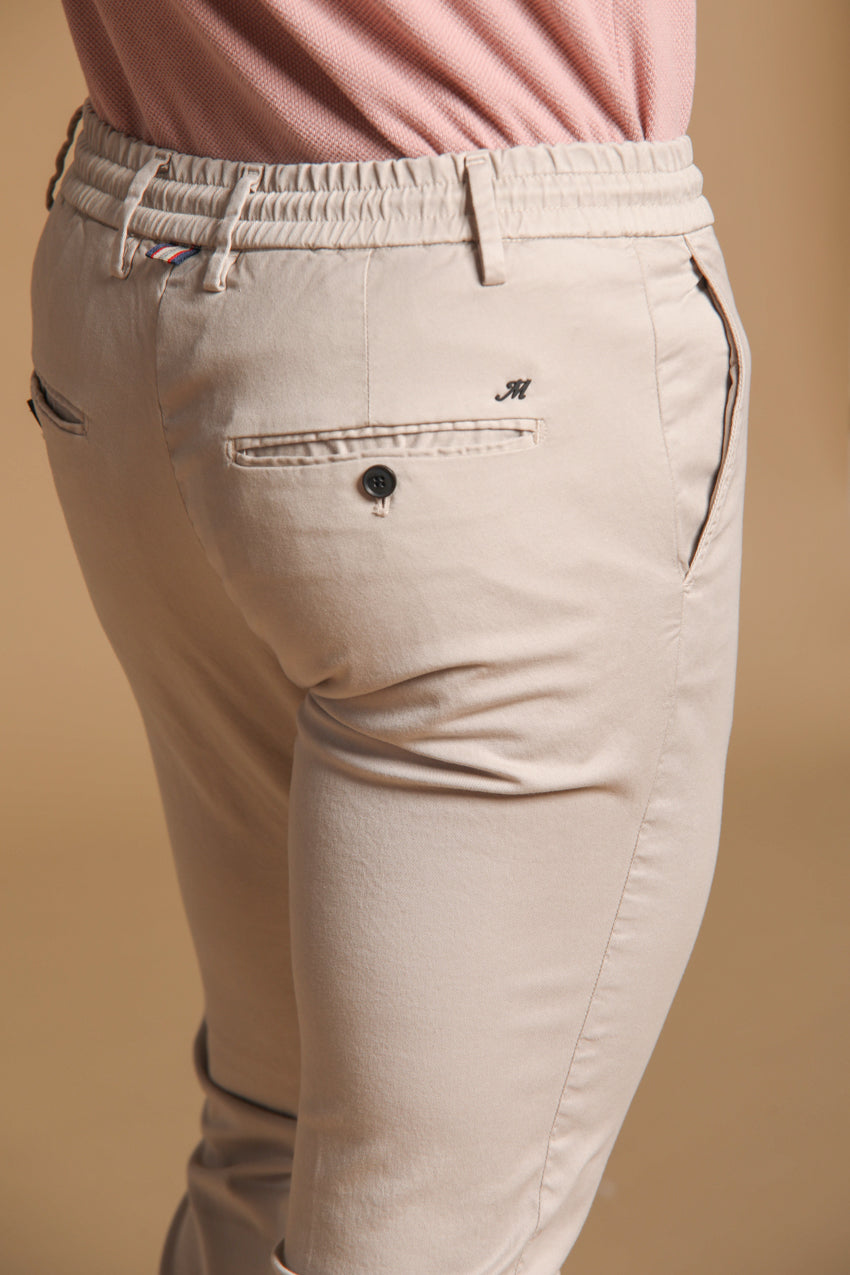 Milano Jogger Herren Chino Jogger aus Baumwolle und Tencel Extra Slim Fit