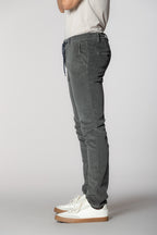 Milano Jogger pantalone chino uomo in velluto 500 righe extra slim fit