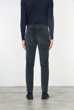 Milano Jogger men's chino trousers in velvet 500 extra slim fit stripes
