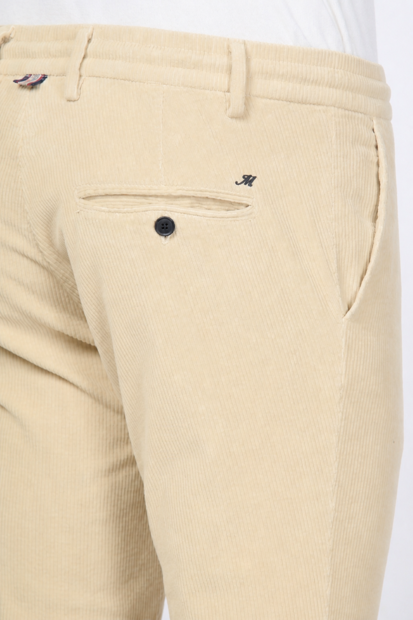 Milano Jogger men’s chino pants in 500-wale corduroy extra slim fit