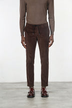 Milano Jogger men’s chino pants in 500-wale corduroy, extra slim fit