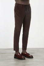 Milano Jogger men’s chino pants in 500-wale corduroy, extra slim fit