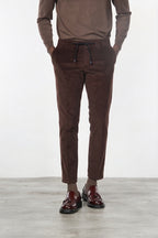 Milano Jogger men’s chino pants in 500-wale corduroy, extra slim fit