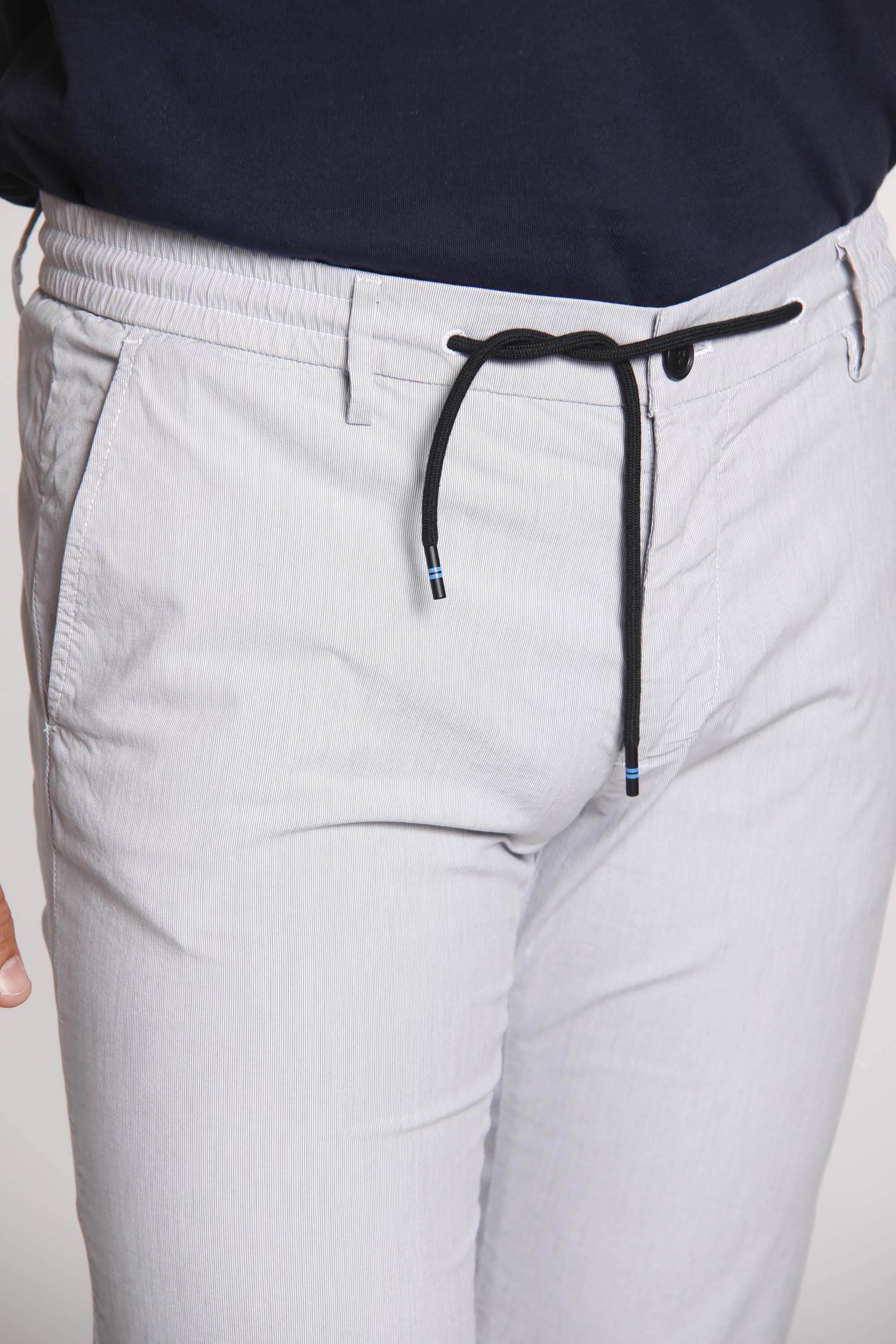 Milano Jogger - Herren-Jogginghose aus Tencel und extra slim geschnittener Baumwolle