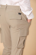 Chile Jogger pantalon cargo homme en jersey supertechnique Extra Slim fit