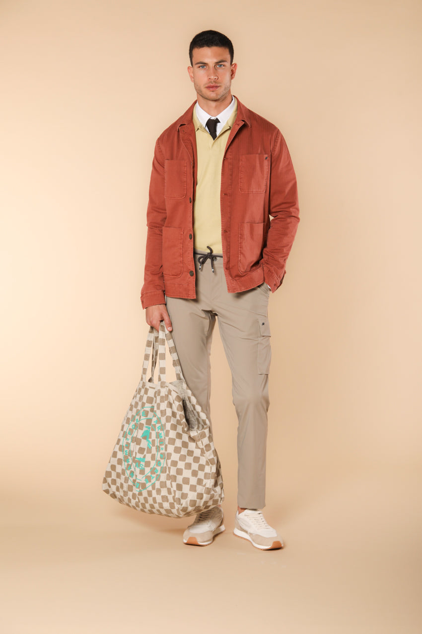 Chile Jogger pantalon cargo homme en jersey supertechnique Extra Slim fit