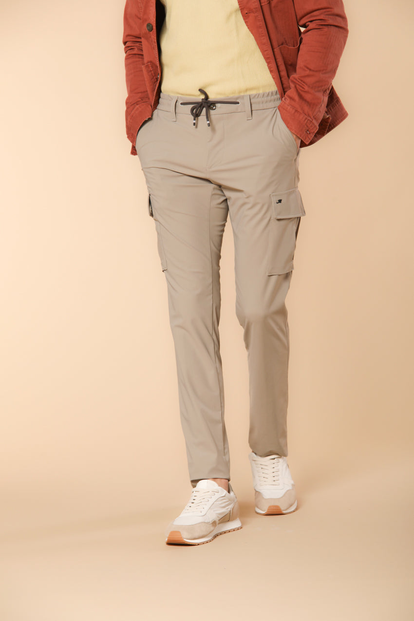 Chile Jogger pantalon cargo homme en jersey supertechnique Extra Slim fit