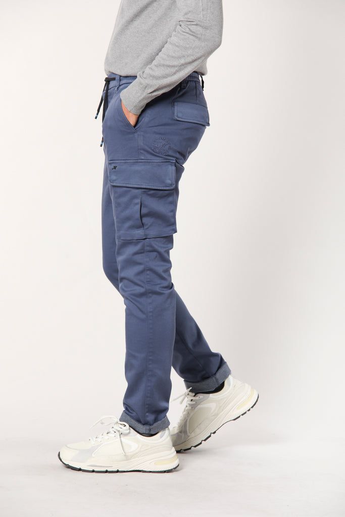Chile Jogger Travel man active jersey cargo pants extra slim