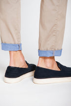 Chile Jogger pantalon cargo homme en satin technique travel stretch extra slim fit