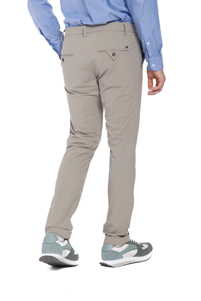 Milano Style Dynamic men's chino jogger pants in super technical jersey extra slim