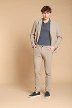 Milano Dynamic pantalon chino jogger homme en jersey supertechnique Extra Slim Fit