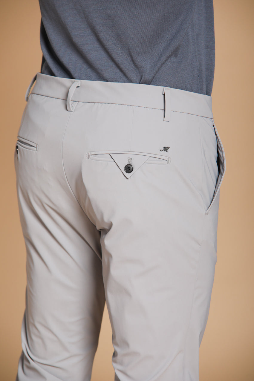 Milano Dynamic men's chino jogger pants in super technical jersey extra slim fit