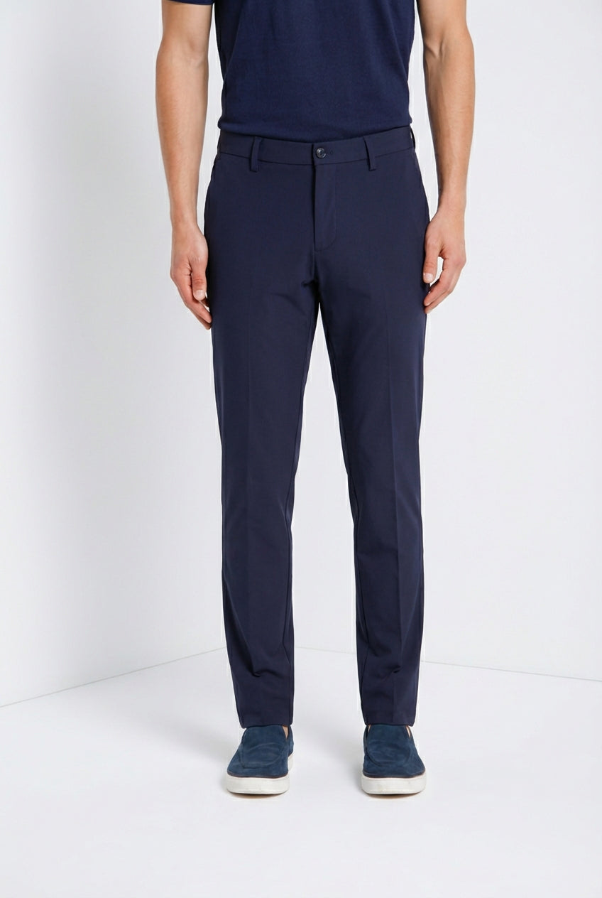 Milano Dynamic pantalone chino jogger uomo in jersey super tecnico extra slim fit