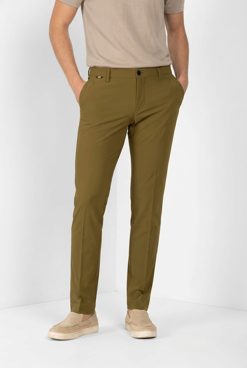 Milano Dynamic men's chino jogger pants in super technical jersey extra slim fit