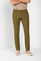 Milano Dynamic men's chino jogger pants in super technical jersey extra slim fit