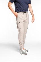 Chile Athleisure pantalone cargo jogger uomo in jersey super tecnico carrot fit