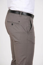 Torino Travel pantalone chino uomo in raso tecnico travel stretch slim fit
