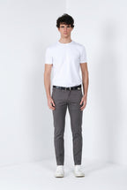 Torino Travel pantalone chino uomo in raso tecnico travel stretch slim fit