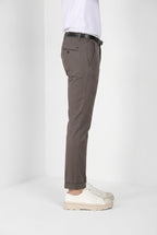 Torino Travel pantalone chino uomo in raso tecnico travel stretch slim fit