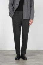 Chelsea men’s chino pants in flannel jersey with relaxed fit