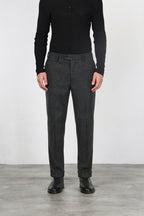 Chelsea men’s chino pants in flannel jersey with relaxed fit