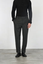 Chelsea men’s chino pants in flannel jersey with relaxed fit
