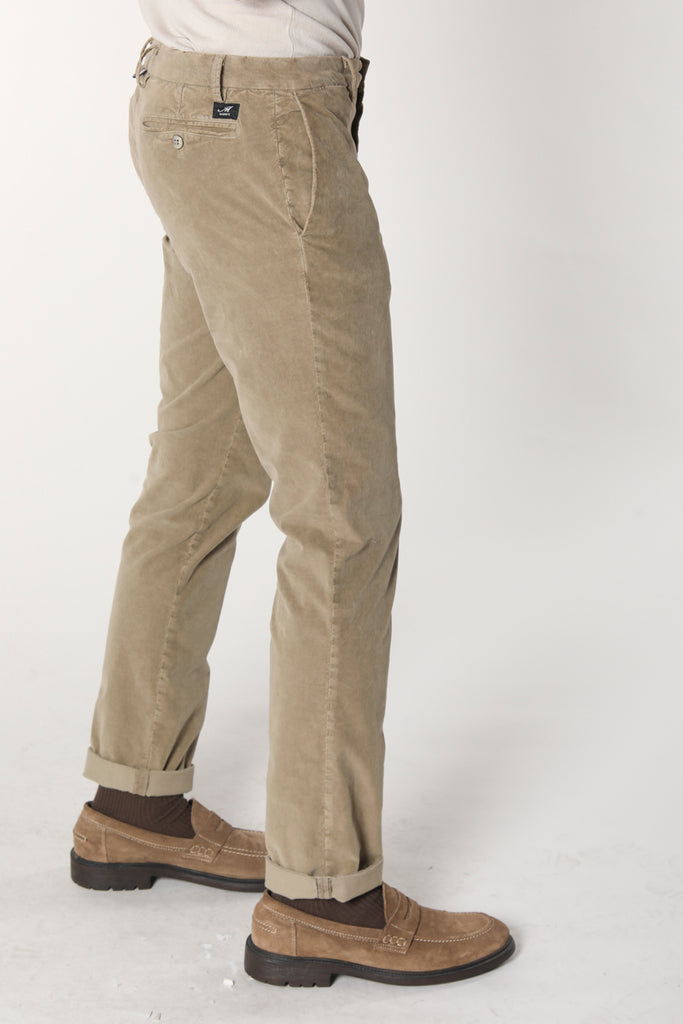 New York Essential man milleraies striped velour chino pants regular