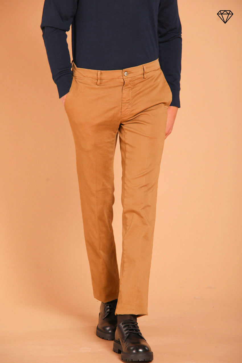 New York men's chino pants in gabardine stretch regular fit ①