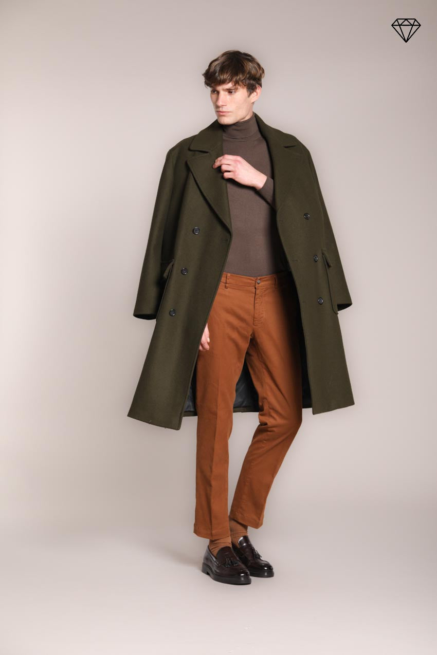 New York Herren Chinohose aus Stretch-Gabardine Regular Fit ①