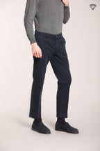 Foto 4 New York pantalone chino uomo in gabardina stretch regular fit ①