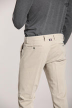 Foto 2 New York pantalone chino uomo in gabardina stretch regular fit ①