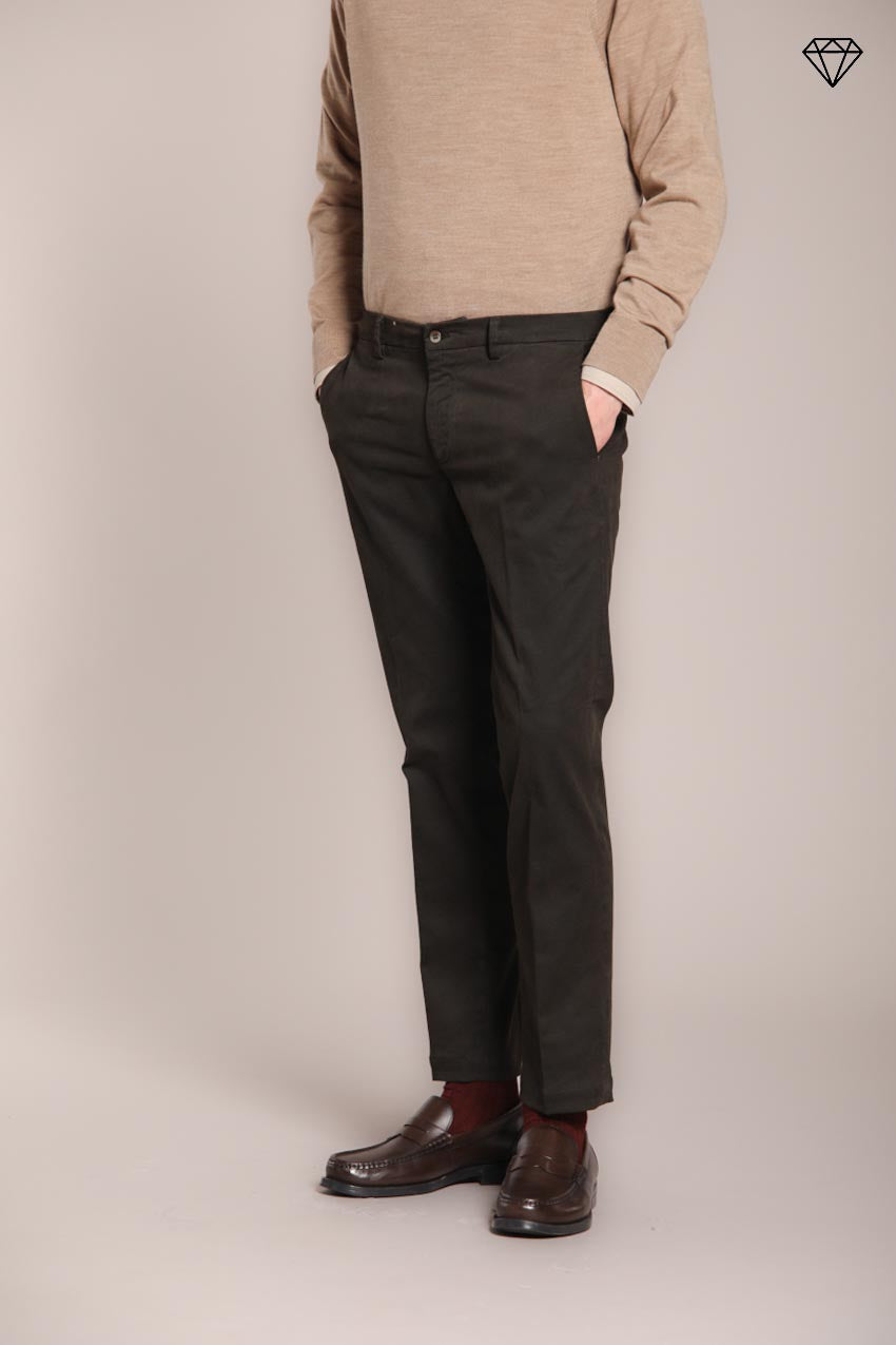 New York men's chino pants in stretch gabardine regular fit ①
