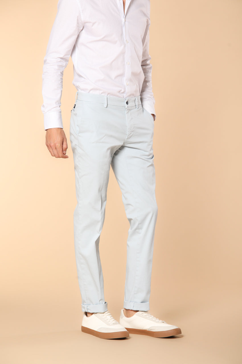 New York Herren Chino Hose aus Stretch-Satin Regular Fit ①