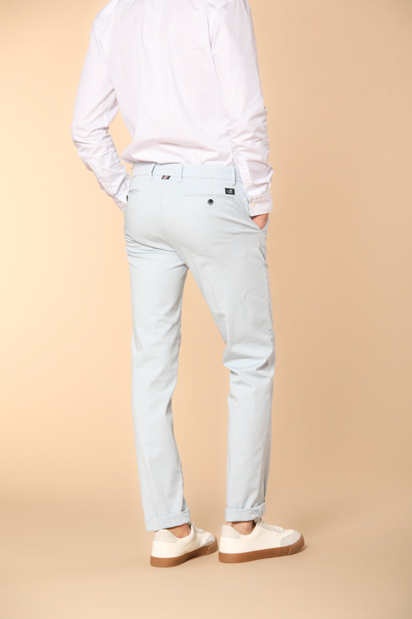 New York Herren Chino Hose aus Stretch-Satin Regular Fit ①