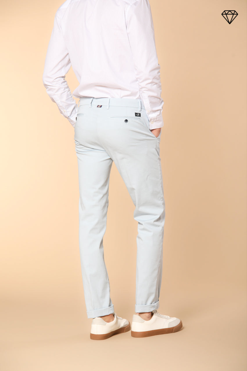 New York Herren Chino Hose aus Stretch-Satin Regular Fit ①