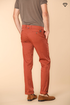 New York pantalon chino homme en satin stretch regular fit ①