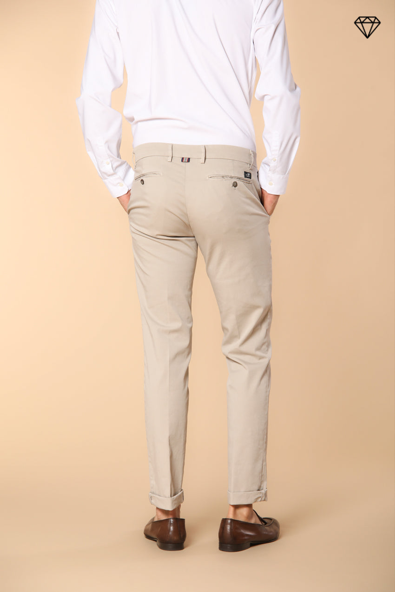 New York Pantalon chino homme  en satin stretch regular fit ①