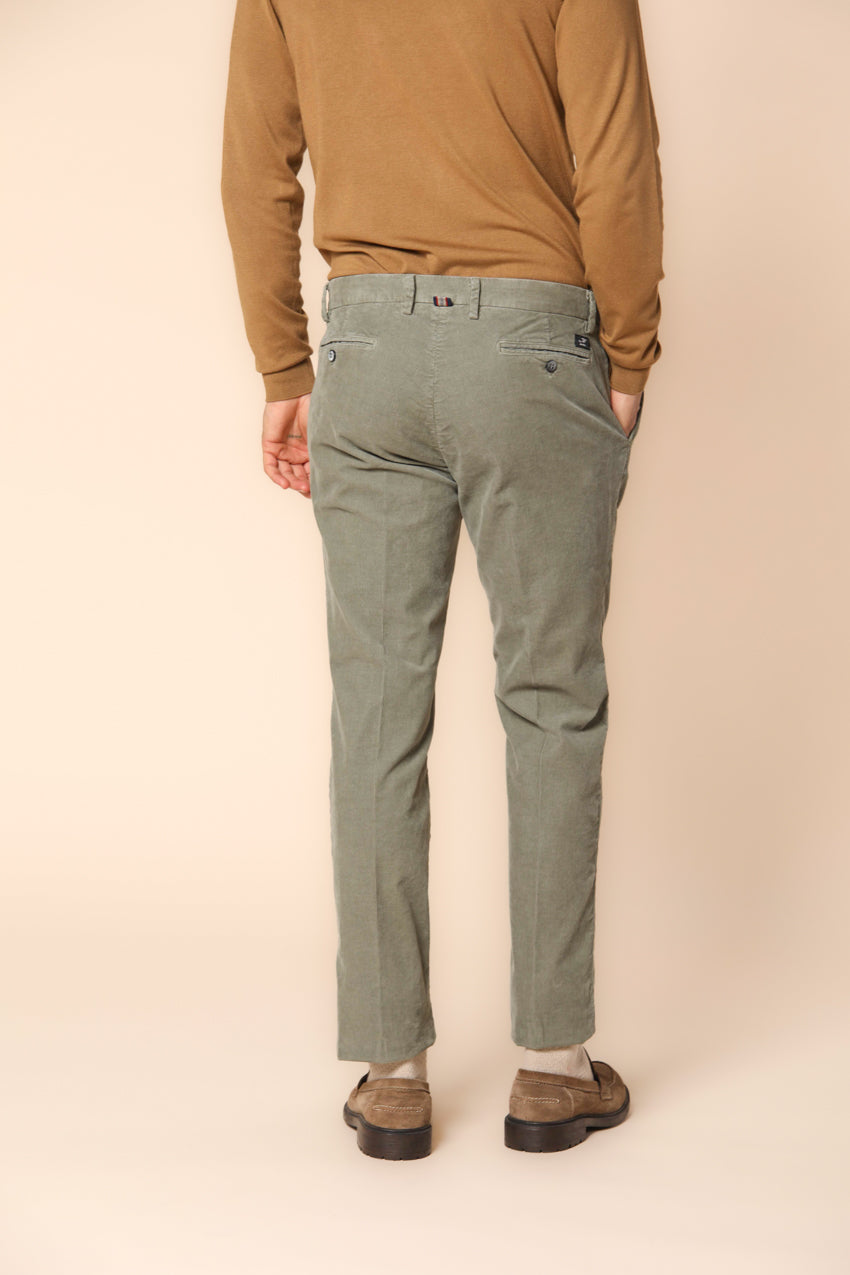 New York Herren Chino-Hose aus Samt 1000 Streifen Regular Fit