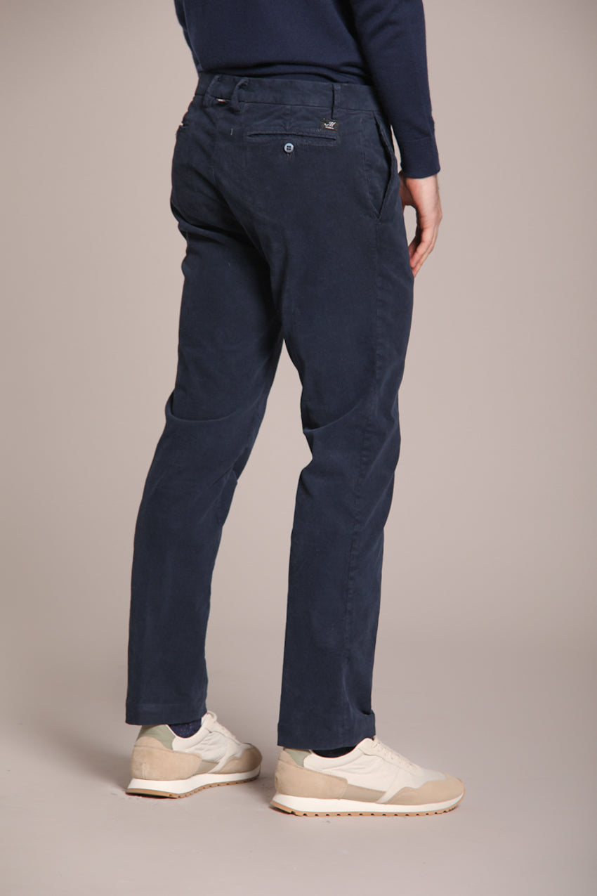 Foto 3 New York pantalone chino uomo in velluto 1000 righe regular fit
