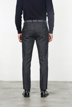 New York Elegance men’s chino pants in stretch denim, regular fit