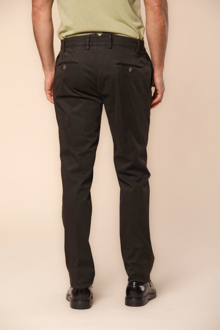 Genova pantalone chino uomo in gabardina regular fit