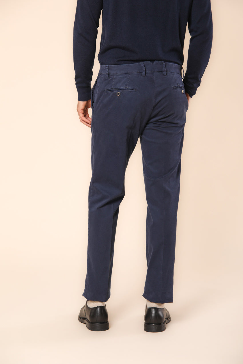 New York Times pantalon chino homme en gabardine avec détails sartoriaux coupe régulière