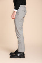 Foto 4 New York pantalone chino uomo in cotone lana regular fit