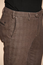 Foto 2 New York Sartoriale pantalone chino uomo stampa galles regular fit