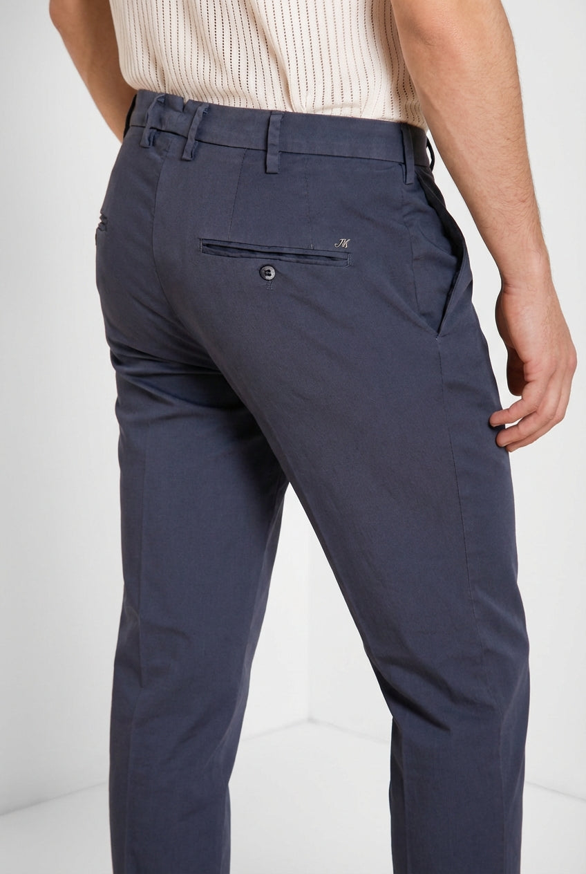 New York men's chino pants in stretch gabardine regular fit ①