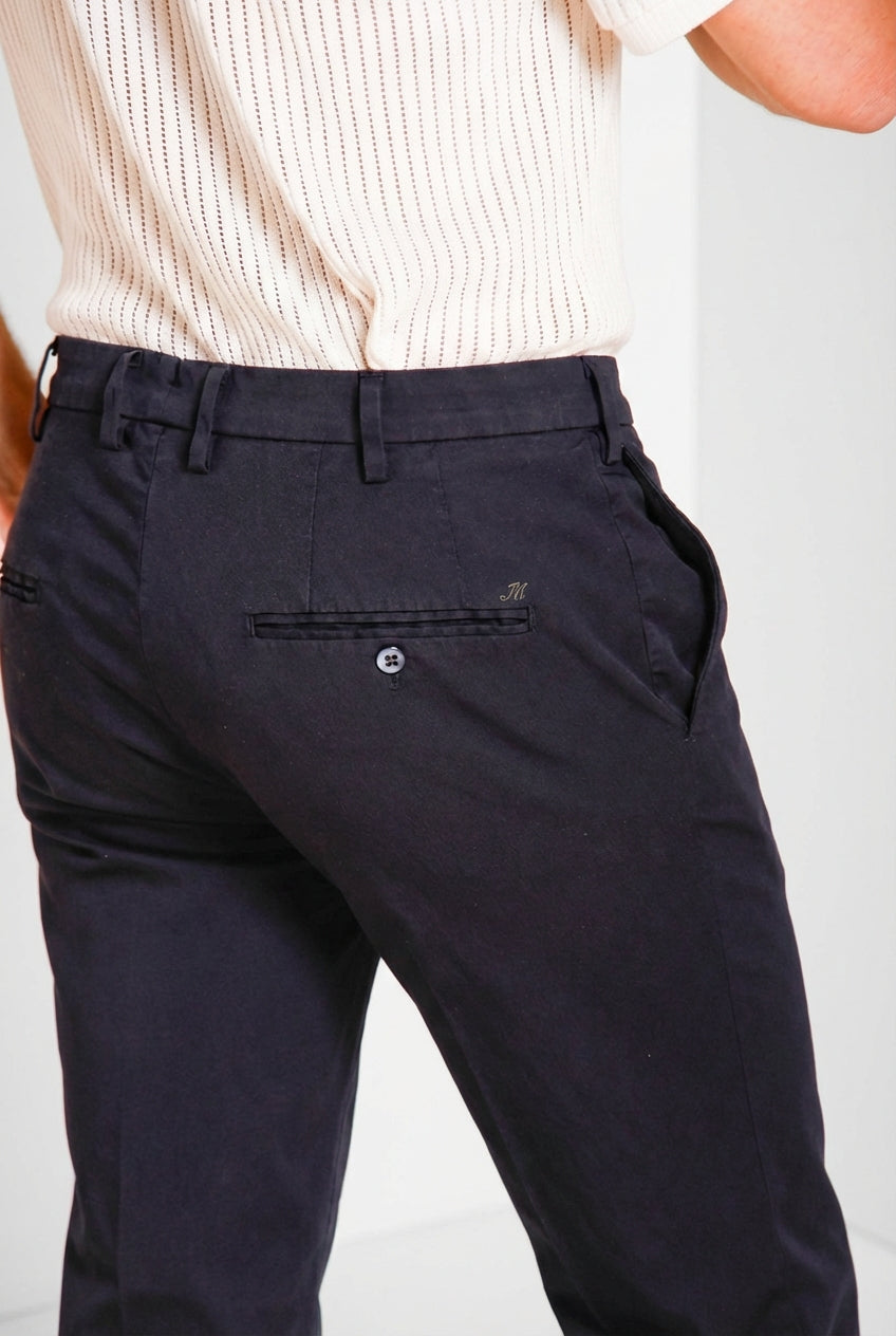 New York men's chino pants in stretch gabardine regular fit ①