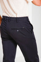 New York men's chino pants in stretch gabardine regular fit ①